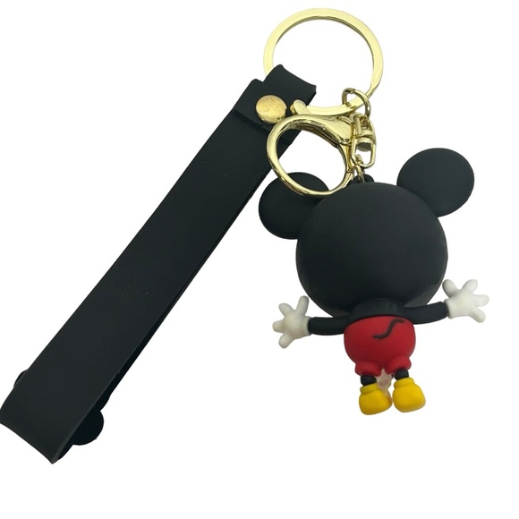 Disney Mickey Mouse 3D Rubber Keychain NEW - Picture 2 of 8